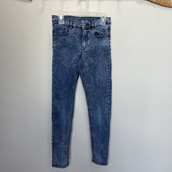 H&M | Medium Acid Wash Skinny Jeans Jeggings Girls 10-11 - Picture 2 of 6